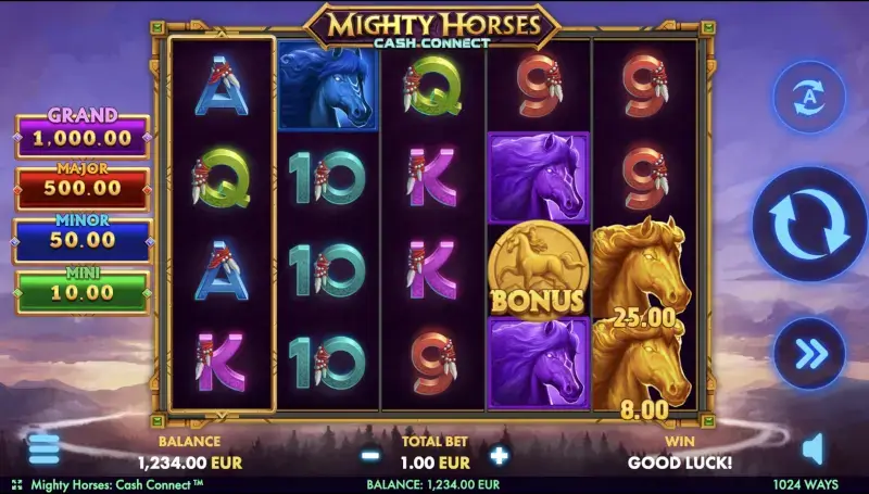 Mighty Horses Interface